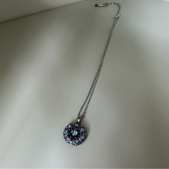 Mariana Crystal Guardian Angel Silver-Tone Necklace w Pedant, - Picture 8 of 8